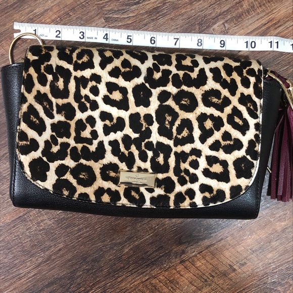 Kate spade luxe hair calf cheetah print & tassels - Picture 3 of 8
